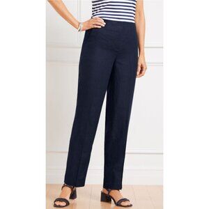 Talbots Womens Dress Pants Blue Pockets Size 6 Petite Stylish Career